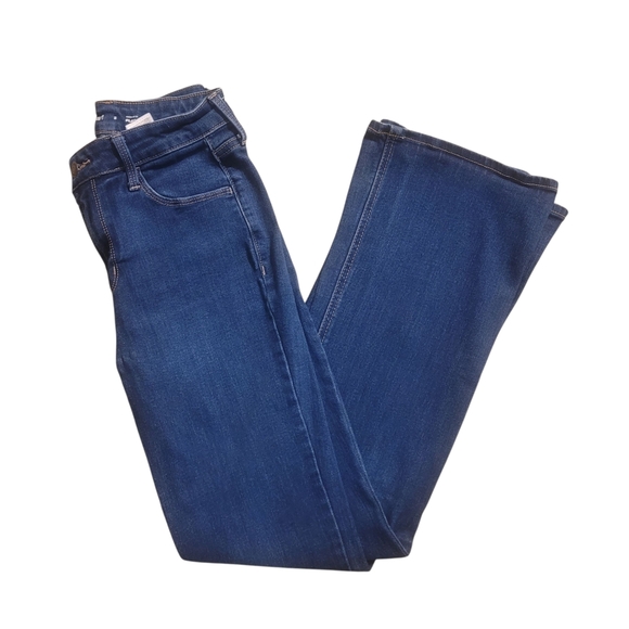 Old Navy Women's High-Rise Flare Dark Wash Jeans - Picture 4 of 6